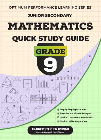 Mathematics Quick Study Guide For Grade 9